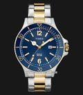 Timex Harborside TW2R64700 Indiglo Blue Dial Dual Tone Stainless Steel Strap-0