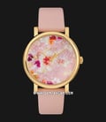 Timex Crystal Bloom TW2R66300 Ladies Multicolor Dial Pink Leather Strap-0