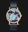 Timex Crystal Bloom TW2R66400 Ladies Multicolor Dial Blue Leather Strap-0