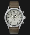 Timex Waterbury Traditional TW2R70800 Mens Cream Dial Green Olive Leather Strap-0
