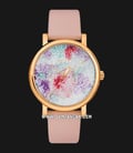 Timex Crystal Bloom TW2R87800 Ladies Multicolour Dial Pink Leather Strap-0