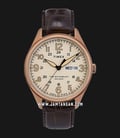 Timex TW2R89200 INDIGLO The Waterbury Day and Date Tan Dial Brown Leather Strap-0