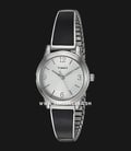 Timex Stretch Bangle TW2R92700 Fashion Ladies Silver Dial Dual Tone Stainless Steel Strap-0