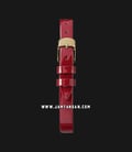 Timex Milano Oval TW2R94700  Ladies Silver Dial Red Leather Strap-2