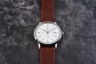 Timex Marlin TW2T22700 Automatic Men Silver Dial Brown Leather Strap-5