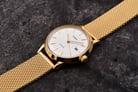 Timex Marlin TW2T34600 Automatic Men Silver Dial Gold Mesh Stainless Steel Strap-7