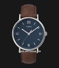 Timex TW2T34800 Southview Blue Dial Brown Leather Strap-0