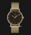 Timex Fairfield TW2T36900 INDIGLO Black Dial Gold Stainless Steel Strap-0