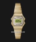  Timex TW2T48000 Ladies Digital Dial Gold Stainless Steel Strap-0
