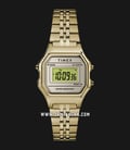 Timex TW2T48400 Digital Mini Dial Gold Stainless Steel Strap-0