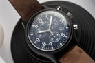 Timex MK1 Steel TW2T68000 Chronograph Mens Blue Navy Dial Brown Leather Strap-4