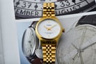 Timex The Waterbury TW2T74800 White Dial Gold Stainless Steel Strap-5