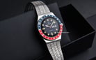 Timex Q Reissue TW2T80700 Pepsi Blue Dial Stainless Steel Strap-4