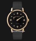 Timex Celestial Opulence TW2T86300 Automatic Ladies Black Dial Black Leather Strap-0