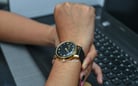 Timex Celestial Opulence TW2T86300 Automatic Ladies Black Dial Black Leather Strap-7