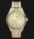 Timex The Waterbury TW2T86900 Light Gold Dial Light Gold Stainless Steel Strap-0