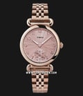 Timex Model 23 TW2T88500 Ladies Rose Gold Texture Dial Rose Gold Stainless Steel-0