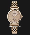 Timex Model 23 TW2T88600 Ladies Champagne Dial Gold Stainless Steel Strap-0