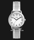 Timex Easy Reader TW2U08600 Indiglo White Dial Stainless Steel Strap-0
