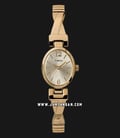 Timex Stretch TW2U12000 Fashion Ladies Gold Dial Gold Stainless Steel Strap-0