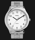Timex Easy Reader TW2U39900 Indiglo White Dial Stainless Steel Strap-0