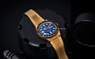 Timex Q Reissue TW2U61400 Blue Dial Gold Stainless Steel Strap-4