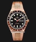 Timex Q TW2U61500 Reissue Black Dial Rose Gold Stainless Steel Strap-0