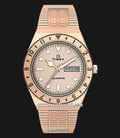 Timex Q TW2U95700 Cream Dial Rose Gold Stainless Steel Strap-0