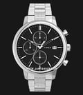 Timex Chicago TW2V01600 Chronograph Black Textured Dial Stainless Steel Strap-0