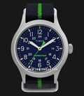 Timex Expedition TW2V23000 North Sierra Blue Dial Dual Tone Fabric Strap-0