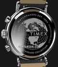 Timex Standart Chronograph TW2V71100 Dual Tone Dial Black Leather Strap-3