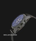 Timex Expedition Scout TW4B04200 Chronograph Mens Blue Dial Black Leather Strap-1