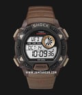 Timex Expedition TW4B07500 Chronograph Men Digital Dial Brown Resin Strap-0