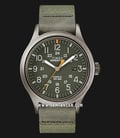 Timex Expedition Scout TW4B14000 Indiglo Green Dial Green Fabric Strap-0