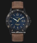 Timex TW4B14600 Expedition Gallatin Solar Blue Dial Brown Leather Strap-0