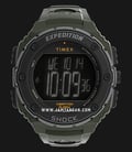 Timex Expedition TW4B24100 Shock XL Indiglo Digital Dial Green Resin Strap-0