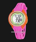 Timex Ironman Sleek TW5M02800 Ladies Digital Dial Pink Resin Strap-0