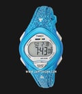 Timex Ironman Sleek TW5M08800 Ladies Digital Dial Blue Resin Strap-0