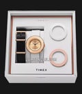  Timex Variety TWG020200 Ladies Gold Dial White Leather Strap + Extra Strap-3