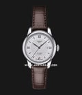 Tissot T-Classic T006.207.16.038.00 Le Locle Automatic Ladies Silver Dial Brown Leather Strap-0