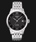 TISSOT T-Classic T006.408.11.057.00 Le Locle Chronometre COSC Black Dial Stainless Steel Strap-0