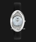TISSOT T-Lady T03.1.125.80 Precious Mother Of Pearl Dial Black Leather Strap-0