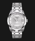 Tissot T-Classic T035.207.11.031.00 Couturier Powermatic 80 Silver Dial Stainless Steel Strap -0