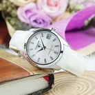Tissot Couturier T035.207.16.116.00 Ladies Powermatic 80 Mother of Pearl Dial White Leather Strap -3