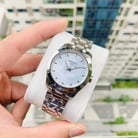 TISSOT Couturier T035.246.11.111.00 White Mother Of Pearl Dial Stainless Steel Strap-3