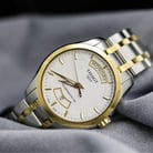 TISSOT T-Classic T035.407.22.011.01 Couturier Powermatic 80 White Dial Dual Tone Stainless Steel-3