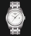 TISSOT T-Classic T035.410.11.031.00 Couturier Silver Dial Stainless Steel Strap-0