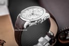 Tissot T-Classic T035.617.16.031.00 Couturier Chronograph Silver Dial Brown Leather Strap-4