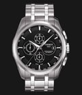 Tissot T-Classic T035.627.11.051.00 Couturier Automatic Chronograph Black Dial Stainless Steel Strap-0