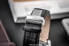 TISSOT T-Classic T035.627.16.051.00 Couturier Automatic Chronograph Black Dial Black Leather Strap-7